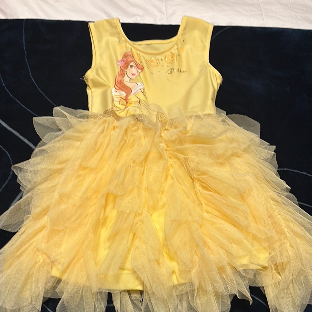 Disney Yellow Belle Tulle Dress